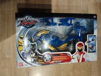 Moto ranger lion , bleu, Power rangers RPM blue bandai