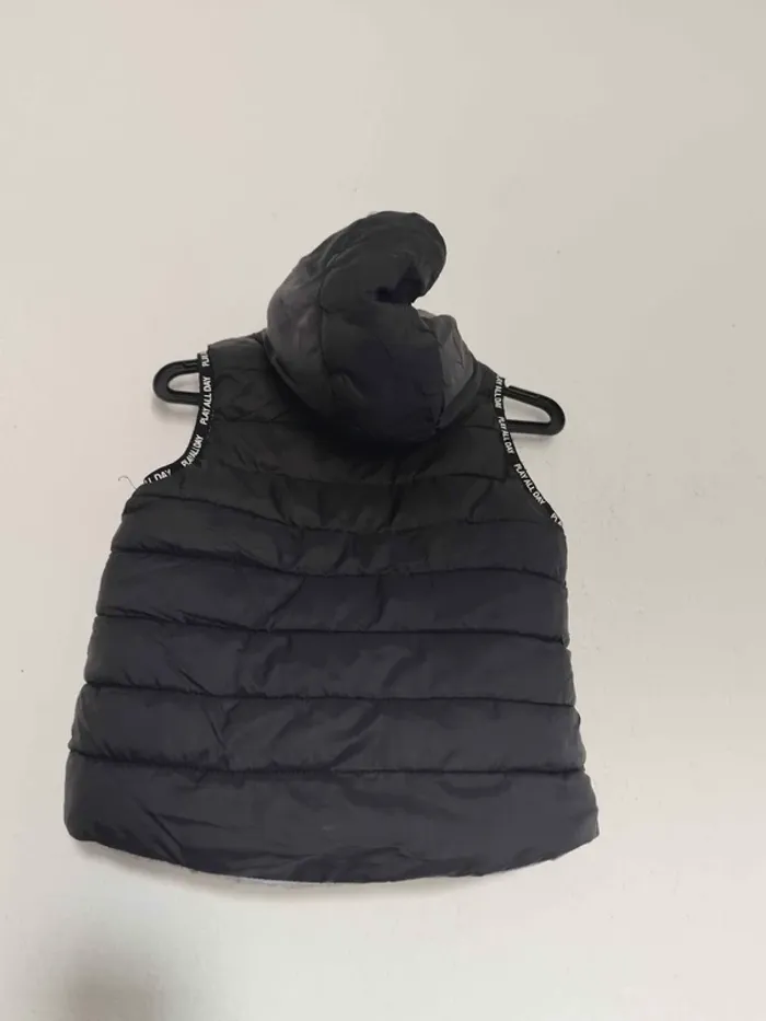 doudoune sans manche réversible taille 12 mois Gémo - photo numéro 3