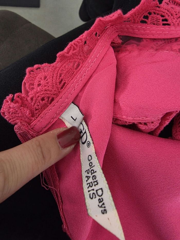 Robe femme rose fuschia taille L - photo numéro 6