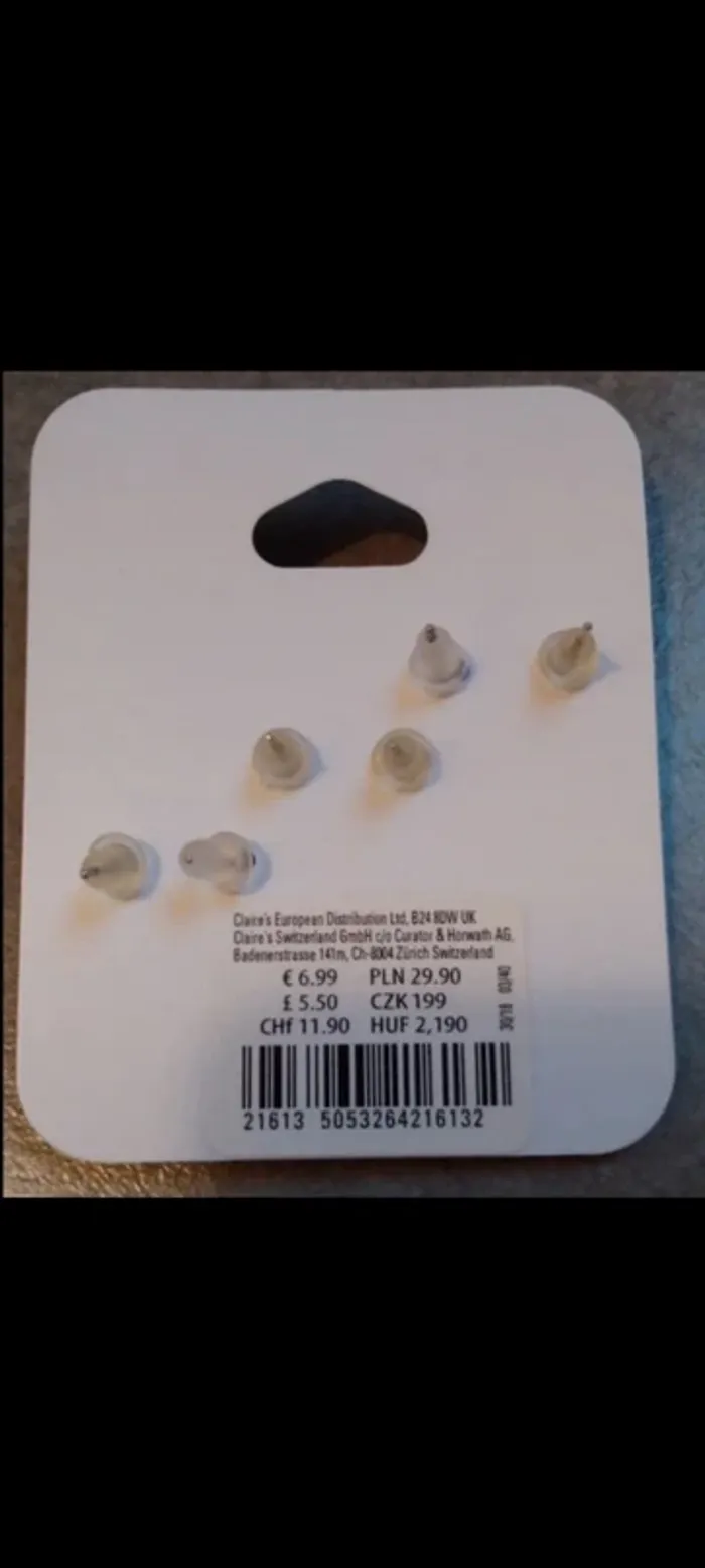 Lot de 3 paires de boucles d'oreilles claire's - photo numéro 2