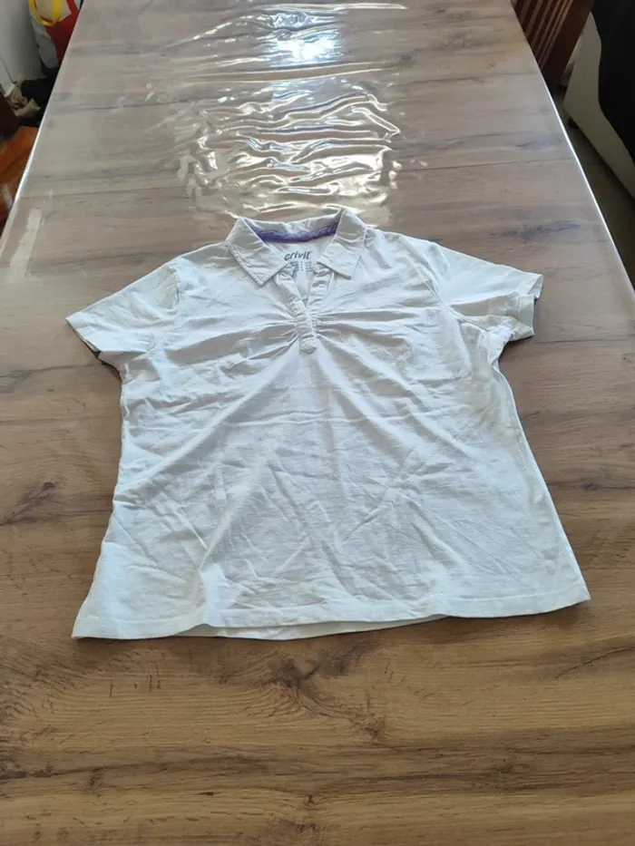 T-shirt Crivit Blanc Taille M - Parfait pour le sport ! Petit prix !