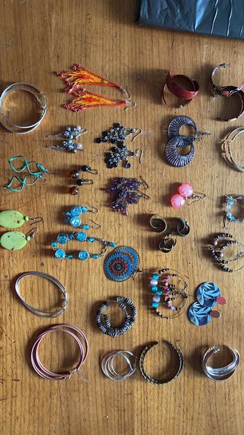 Lot boucles d’oreilles