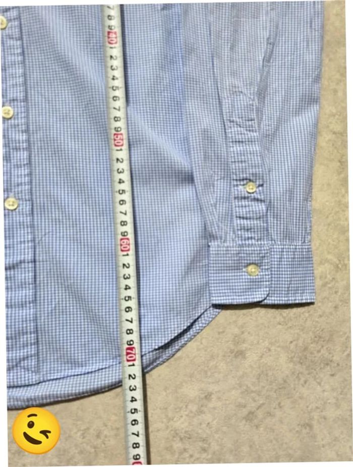 Chemise Ralph Lauren manche longue Taille S bleu Homme Men CHE21 - photo numéro 5