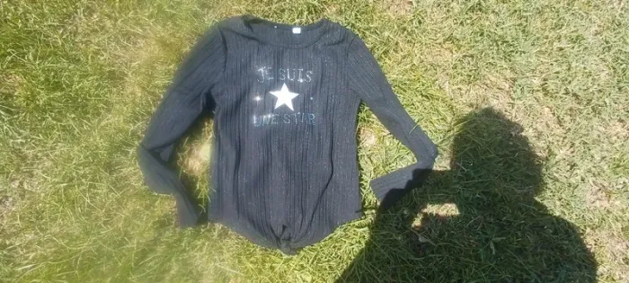 Pull je suis une star taile 8 ans fille