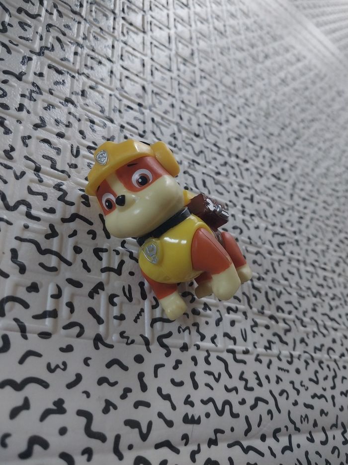 Figurine Pat’ Patrouille – Rubble / Ruben – Jouet enfant - photo numéro 3