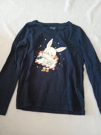 T-shirt bleu marine 6 ans