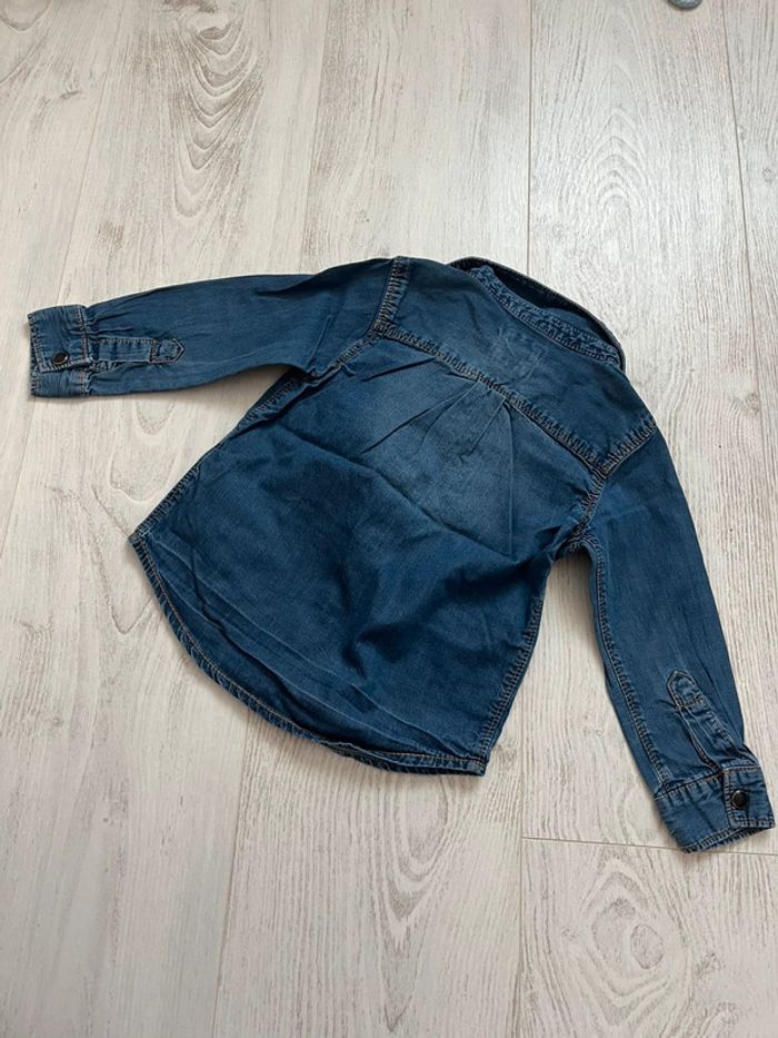 Chemise jean tex 23 mois - photo numéro 2