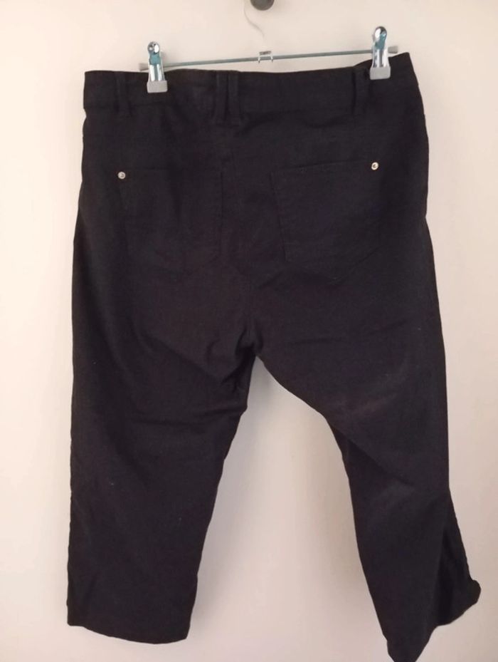 Pantacourt noir camaïeu taille xl - photo numéro 4