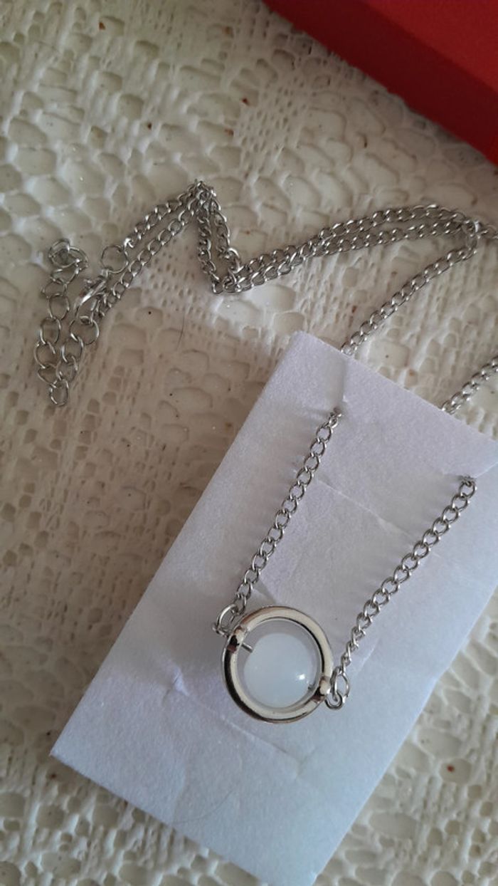 Collier pendentif, pierre de Lune, Bella Swan, Twilight - photo numéro 3