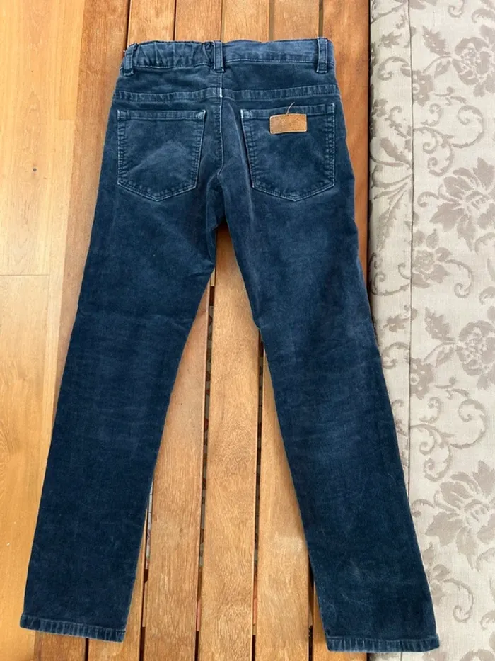 Pantalon velour milleraies slim garçon 7 ans ikks - photo numéro 8