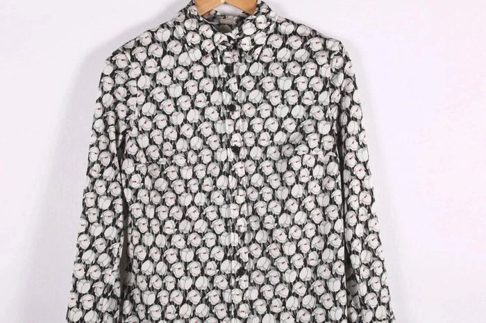 Jolie chemise col pelle à tarte vintage (#23544) - photo numéro 3