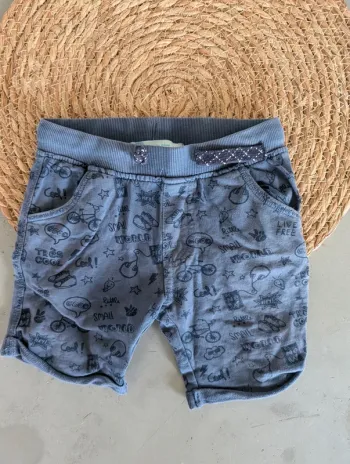 Short bleu Gémo 24 mois