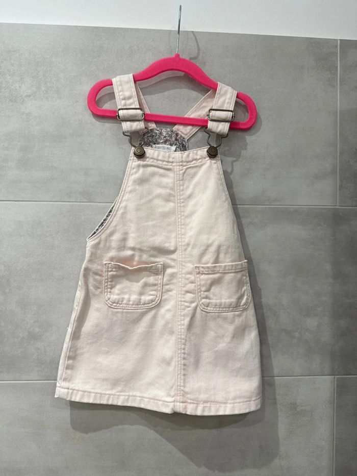 Robe en jean rose pale 3ans