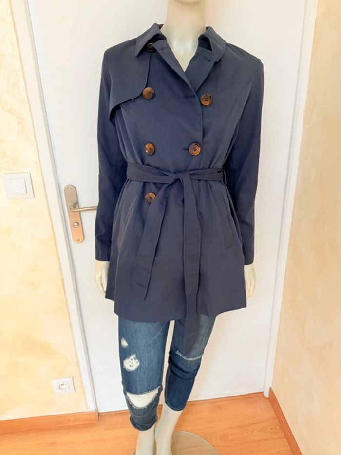 Trenchcoat ONLY Valerie – Night Sky – Taille S – Neuf avec étiquette - photo numéro 2