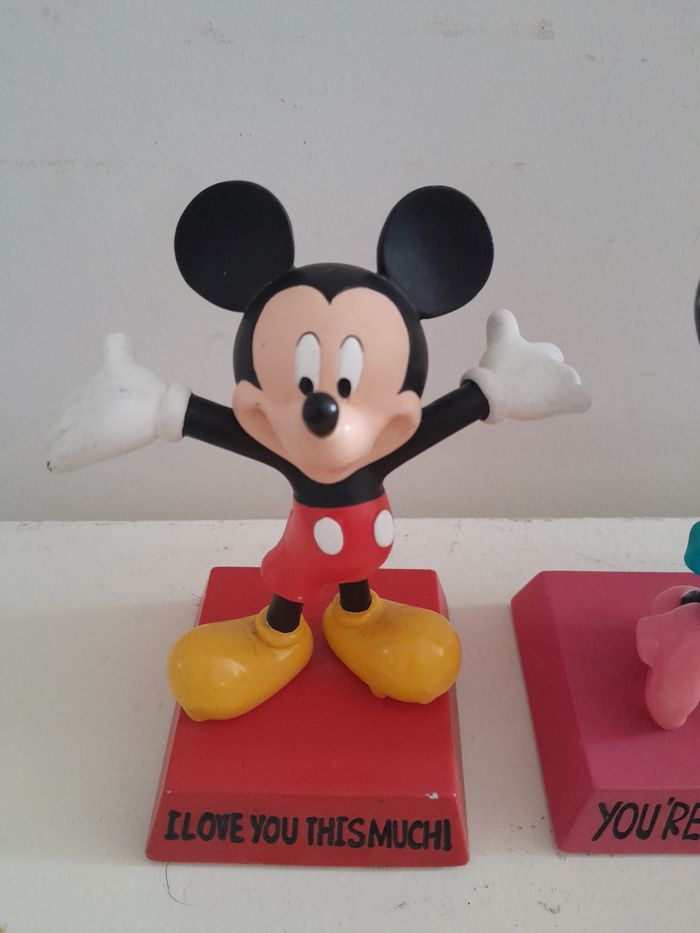 Lot de deux figurines minie et mickey - photo numéro 4