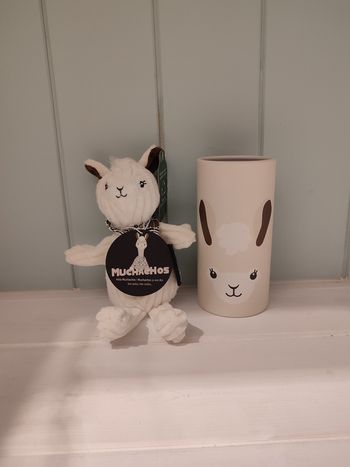 Déglingos Peluche avec boîte cadeau Petit Simply Muchachos le lama