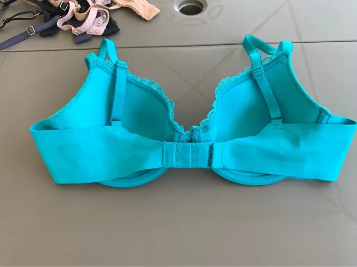 Soutien-gorge Etam turquoise 90C numéro 5 - photo numéro 3