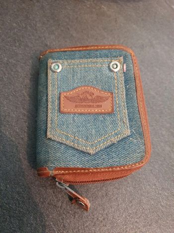 Porte monnaie en jean