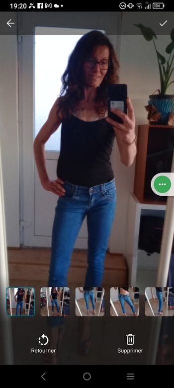 Jean Slim Stretch 38 Bleu c74