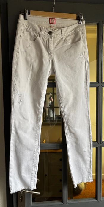 Jeans blanc Miss Captain