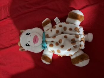 Doudou marionnette Sophie la girafe