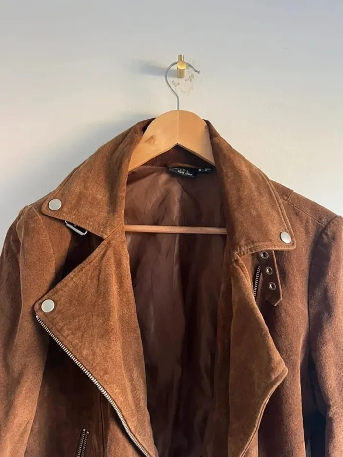 Perfecto marron croûte de cuir - photo numéro 3