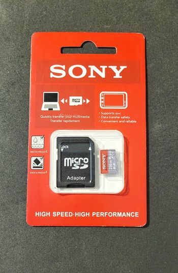 Carte Micro SD SONY 256Gb