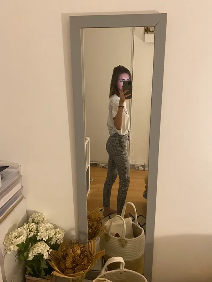 Pantalon skinny à carreaux - Stradivarius - photo numéro 2