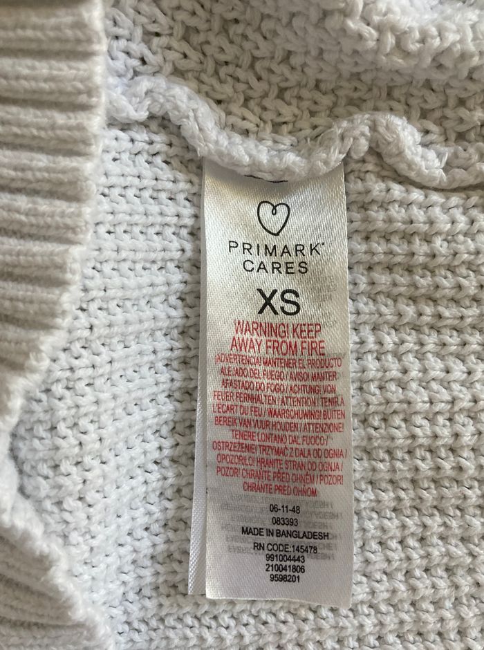 pull en maille de coton taille XS - photo numéro 5