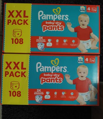 Couches Pampers baby-dry pants