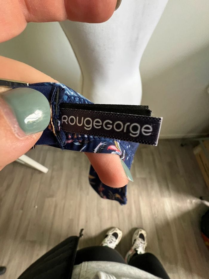 Haut de maillot de bain rouge gorge - photo numéro 4