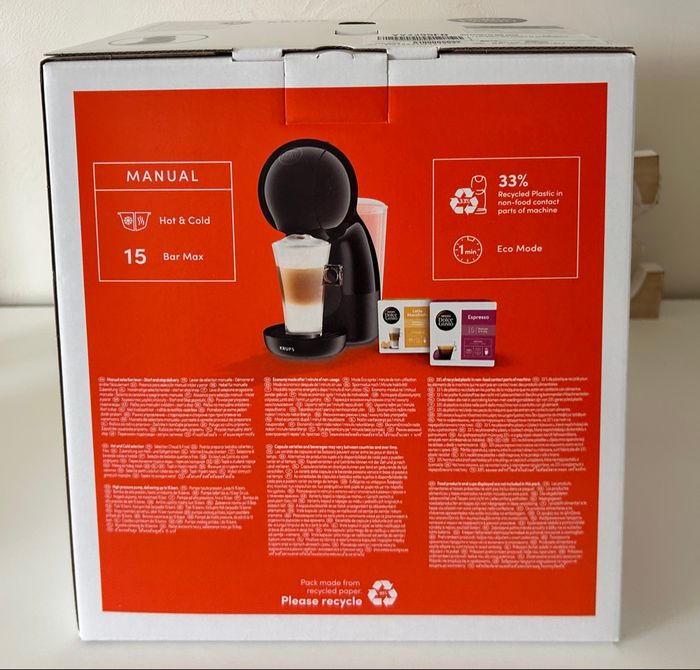 Machine à café Krups - Dolce Gusto PICCOLO XS Noire & Grise - photo numéro 4