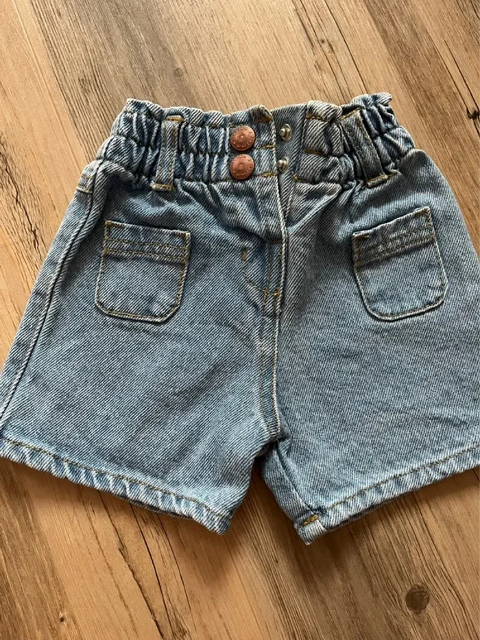 Short en jeans