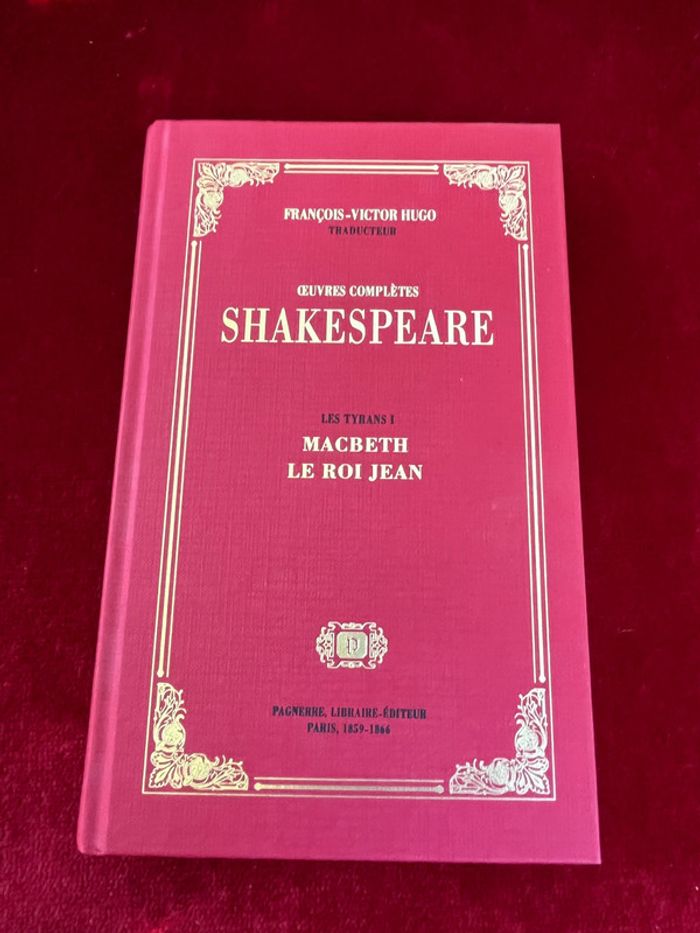 Œuvres complètes de Shakespeare – Édition François-Victor Hugo – 2 volumes - photo numéro 8