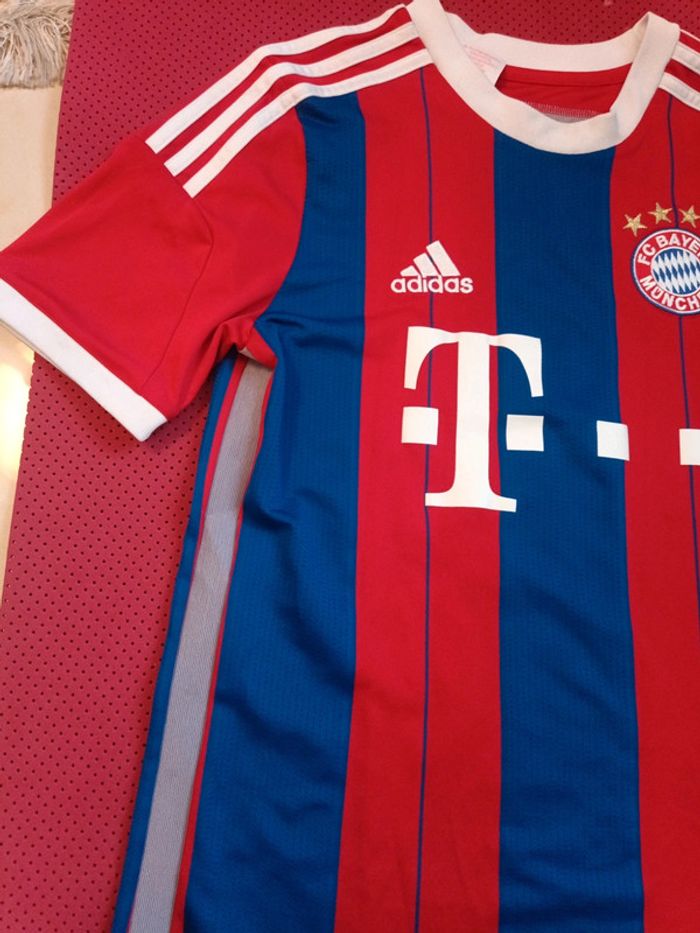 Maillot de foot Lewandowski Bayern München, Adidas Authentique Officiel taille enfant 13/14 ans - photo numéro 4