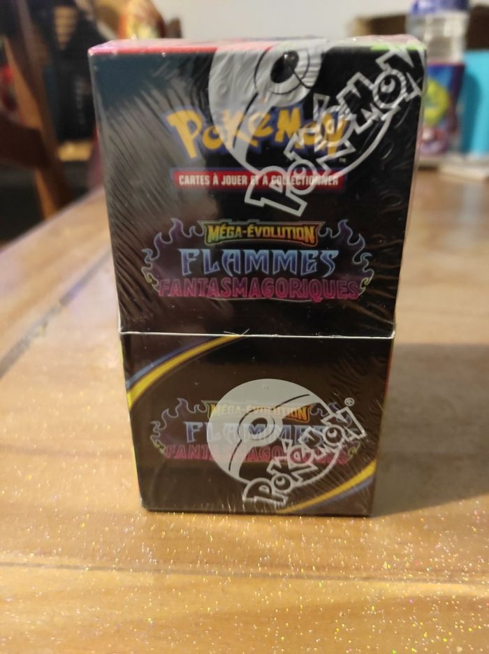 Cartes Pokémon demi display méga évolution flamme fantasmagorique
