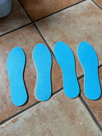 Lot 4 paires semelles chaussures 36