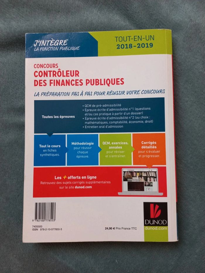Livre concours Contrôleur des finances publiques - photo numéro 2