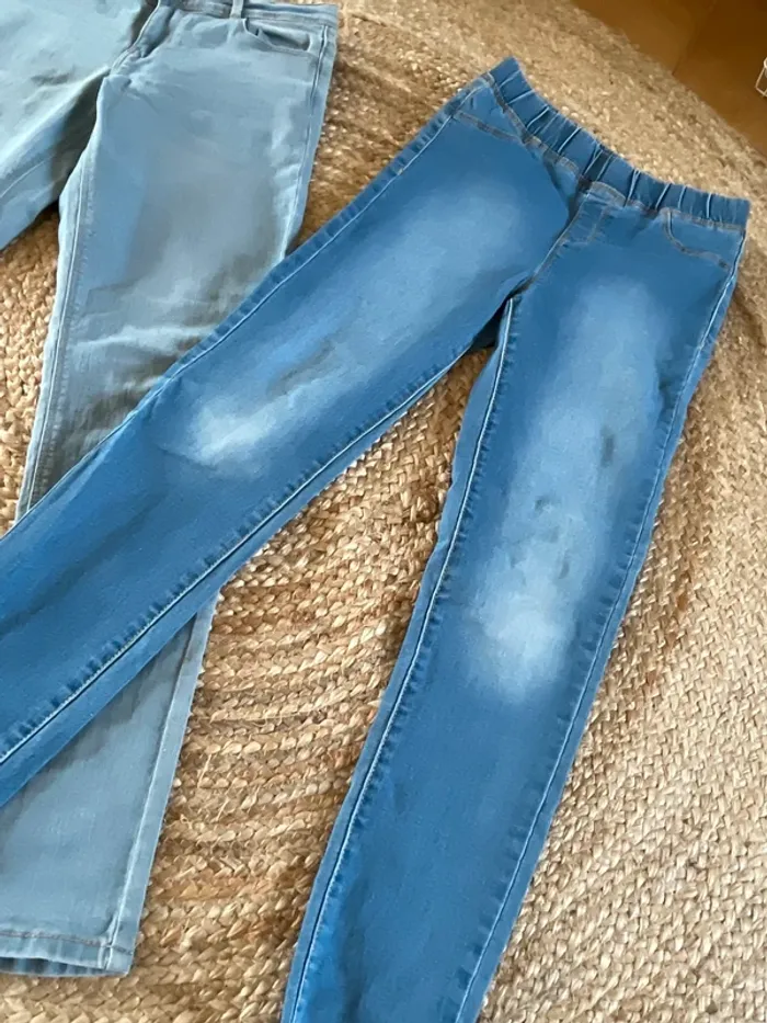 2 jeans fille - photo numéro 3