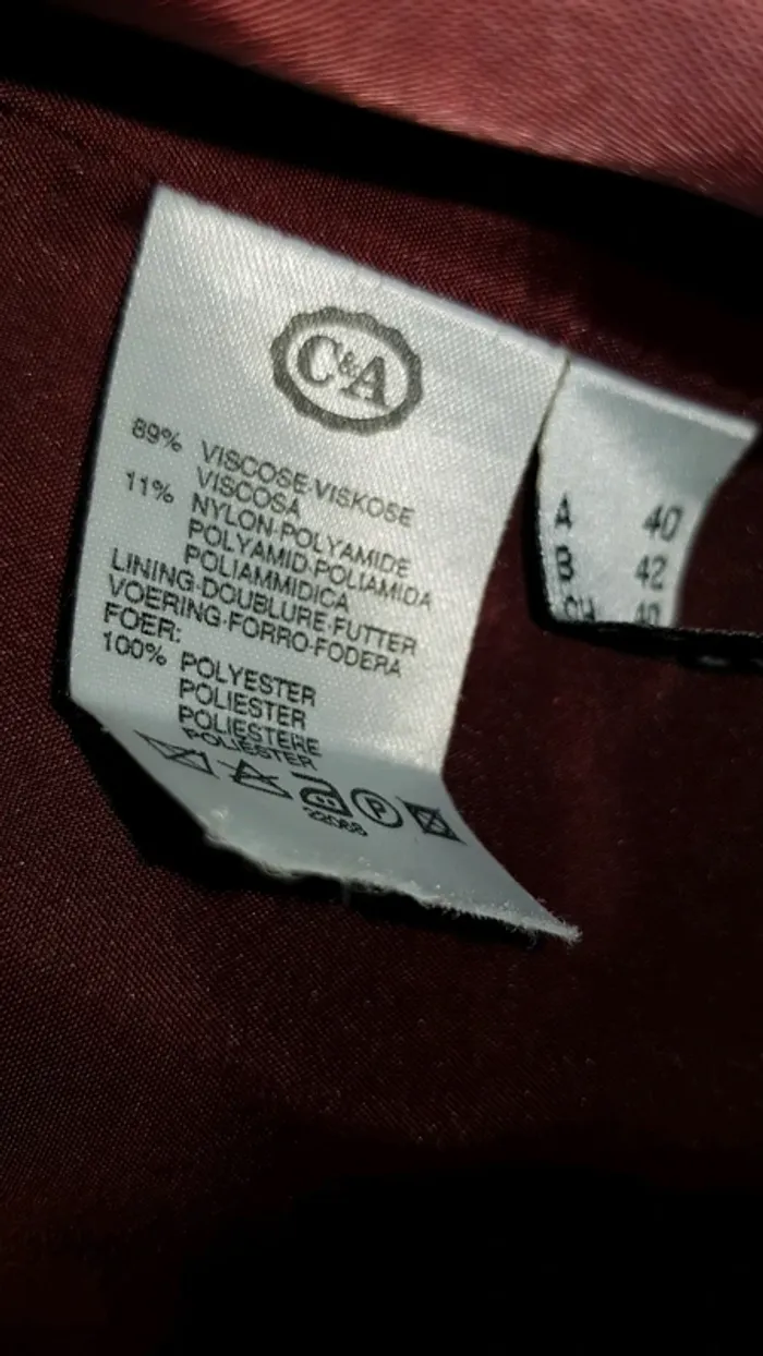 Veste longue vintage  C&A - photo numéro 3