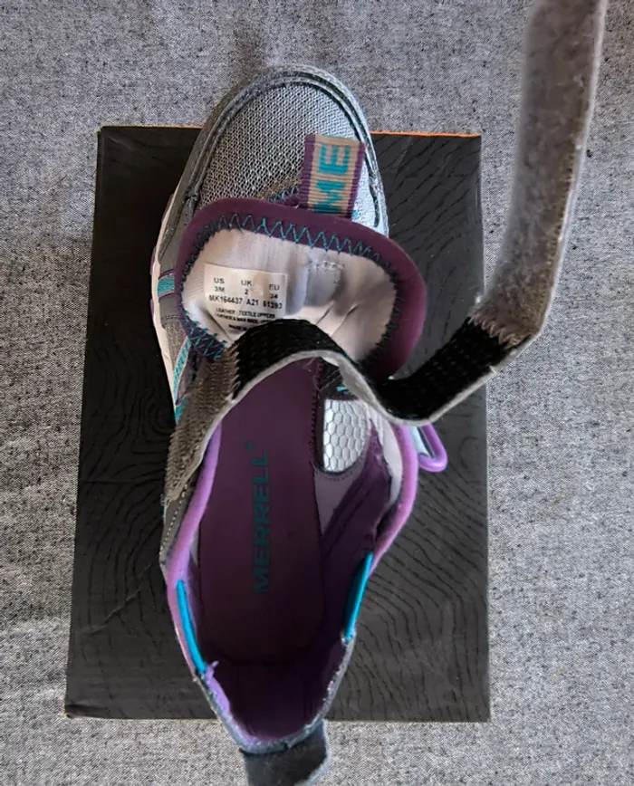 Baskets Merrell, barefoot, Comme neuve, Pointure 34 - photo numéro 15