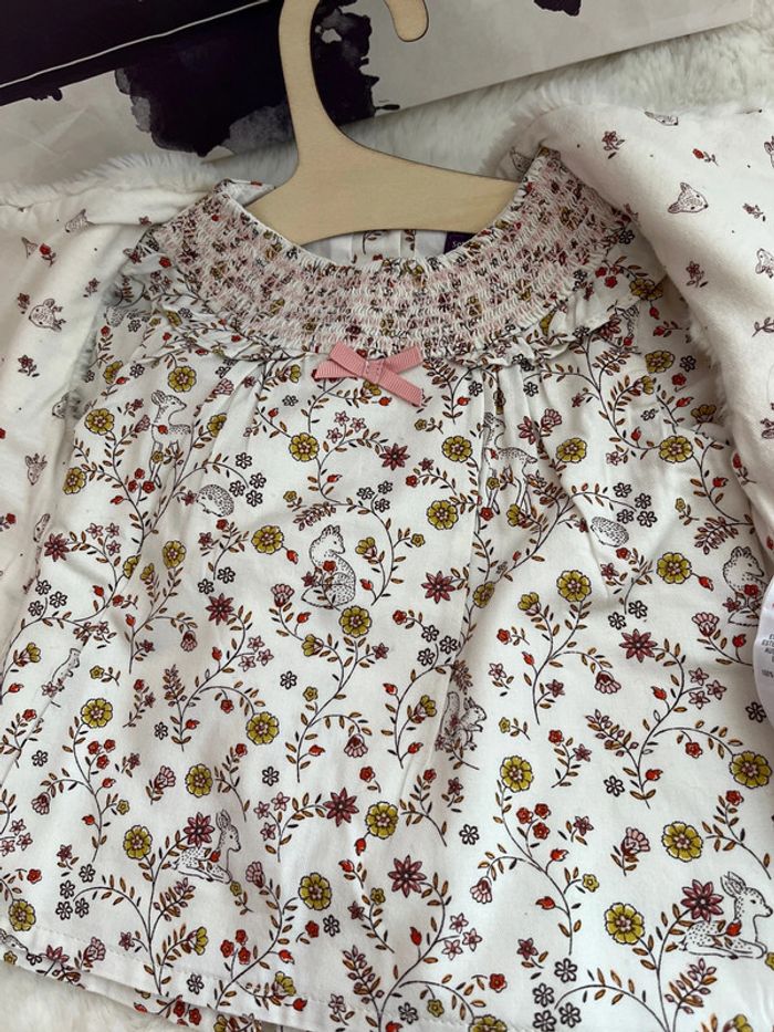 Ensemble blouse, legging et gilet de berger biche - photo numéro 3