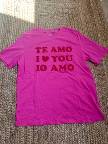 TEE shirt rose 