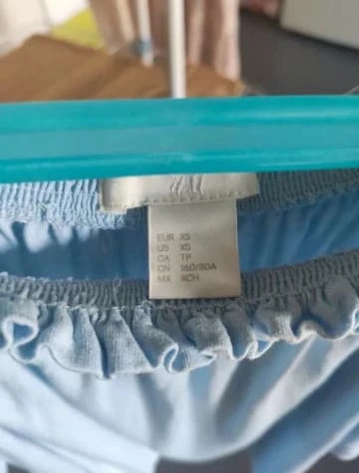 H&M blouse chemisier froncé XS - photo numéro 4