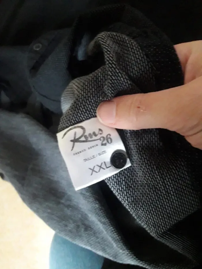 Chemise homme manches longues taille XXL - photo numéro 6