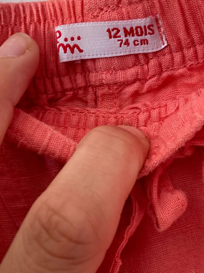 Lot de 2 shorts 12 mois - photo numéro 6