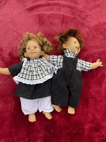 Couple de poupée poulbot Neckermann