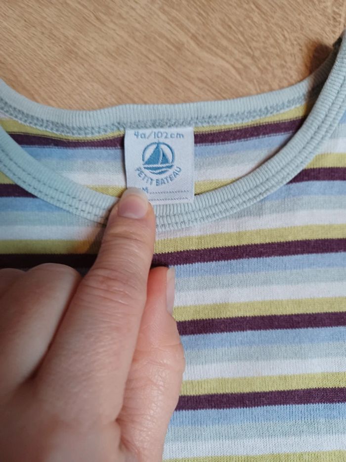 T-shirt 4 ans Petit Bateau - photo numéro 2