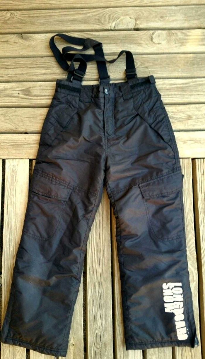 Pantalon avec bretelles de ski Longboard Snow 10 ans