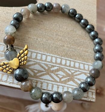 Bracelet en pierres Ange protecteur